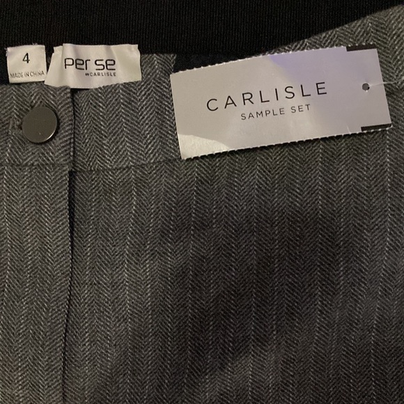 Carlisle Per Se Women’s Claudia Fit Tapered Leg Pants Sizd 4 NWT - Picture 2 of 5